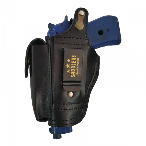 Pistol Cover Leather Outside Side Mag Pistol Holsters