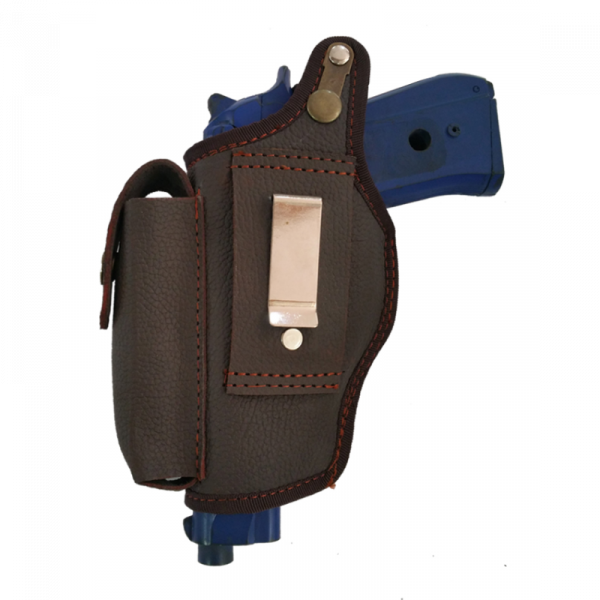 Pistol Cover Leather Outside Fur Pistol Holsters