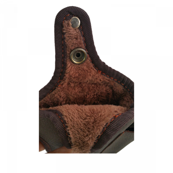 Pistol Cover Leather Outside Fur Pistol Holsters