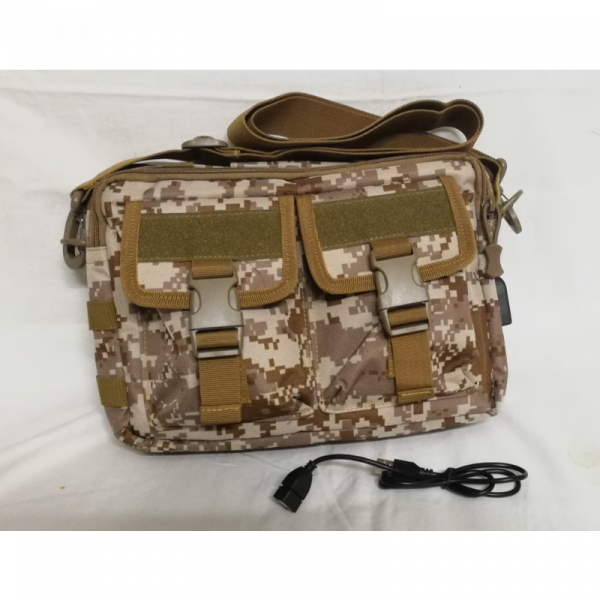 Tactical Hunting Cartridges Bag - Mobile Charge Cable Cartridges Bag