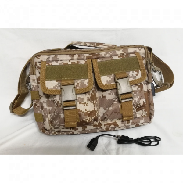 Tactical Hunting Cartridges Bag - Mobile Charge Cable Cartridges Bag